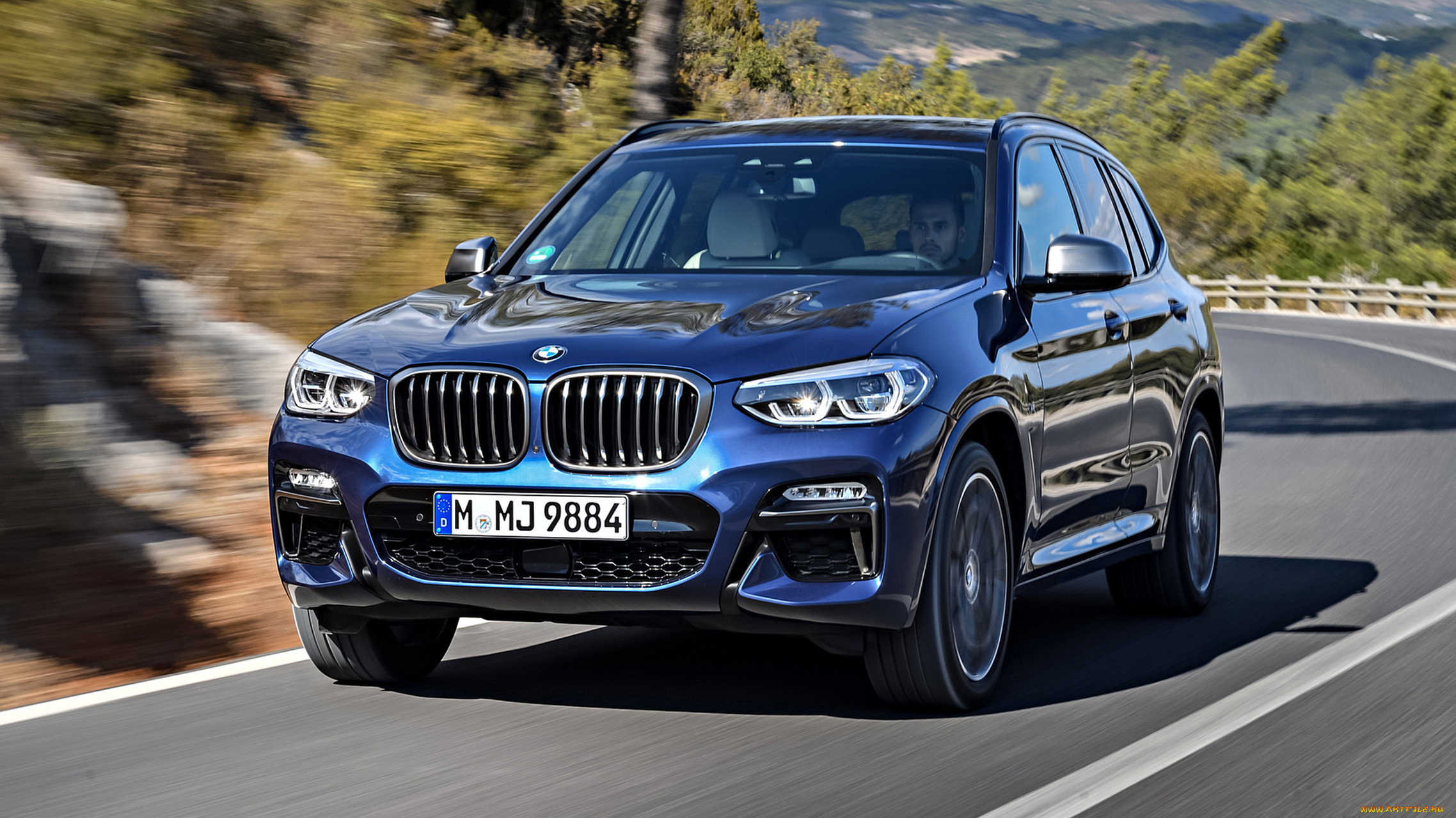bmw x3 m40i 2018, , bmw, x3, blue, 2018, m40i